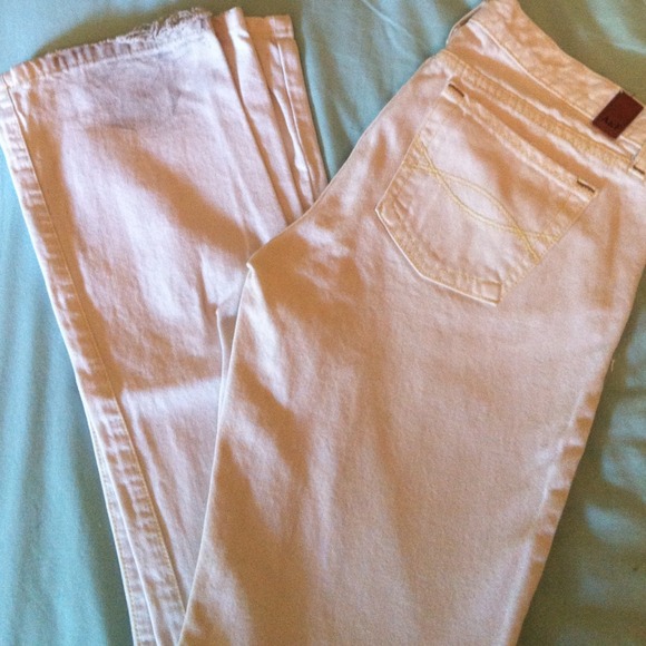 A&F white denim boot cut - Picture 1 of 2