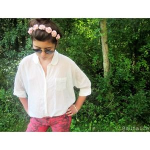 [GENTLY WORN] White Linen Buttondown