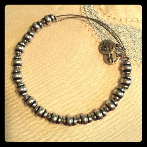SOLD!!!!! Alex and Ani silver bead bracelet