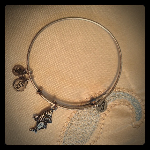 SOLD!!!Alex and Ani silver Koi bracelet