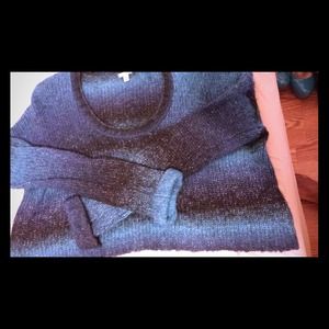 Urban outfitters cropped blue sweater