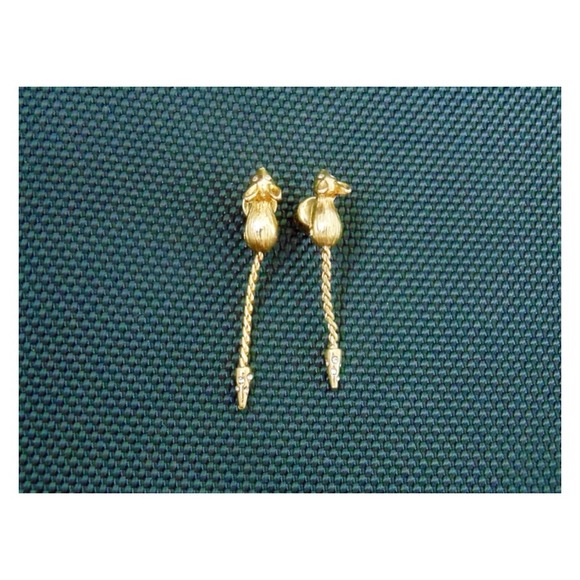 Mouse stud earrings
