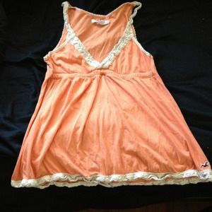 Orange Hollister tank top!