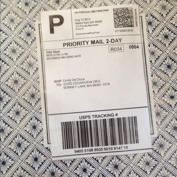 PROOF OF SHIPPING !! 😊