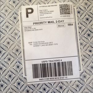 PROOF OF SHIPPING !! 😊