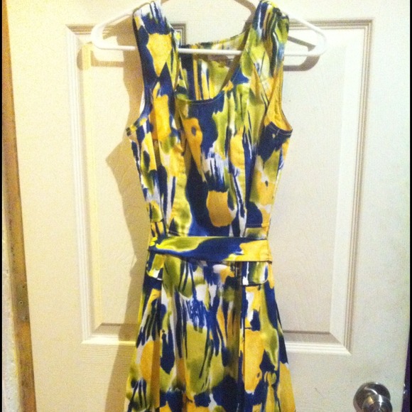 Tie dyed-esq day dress