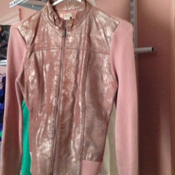 Genuine leather like love sweater leather jacket - Picture 1 of 2