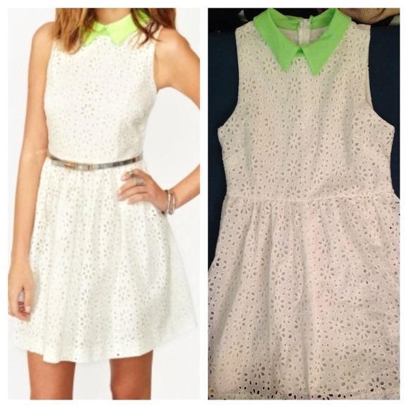 Beautiful white crochet dress