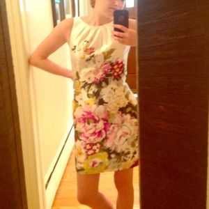 Ann Taylor Floral Shift Dress