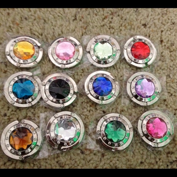 Sold out!Bejeweled Purse hangers! See colors