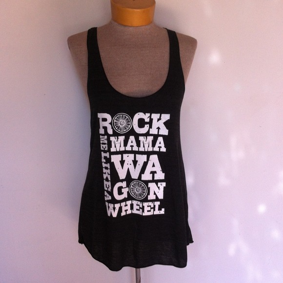 American Apparel Tops - Rock Me Momma racerback tank top