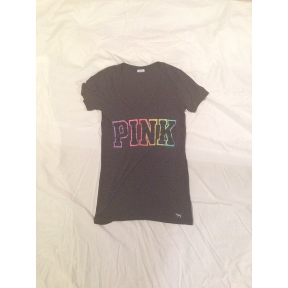 VS PINK V neck Top XS