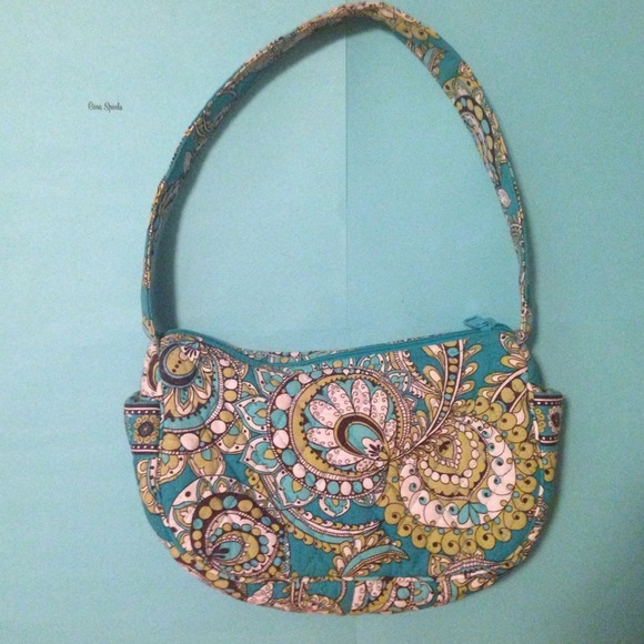 BUNDLED Vera Bradley Handbag in Peacock - Picture 1 of 4
