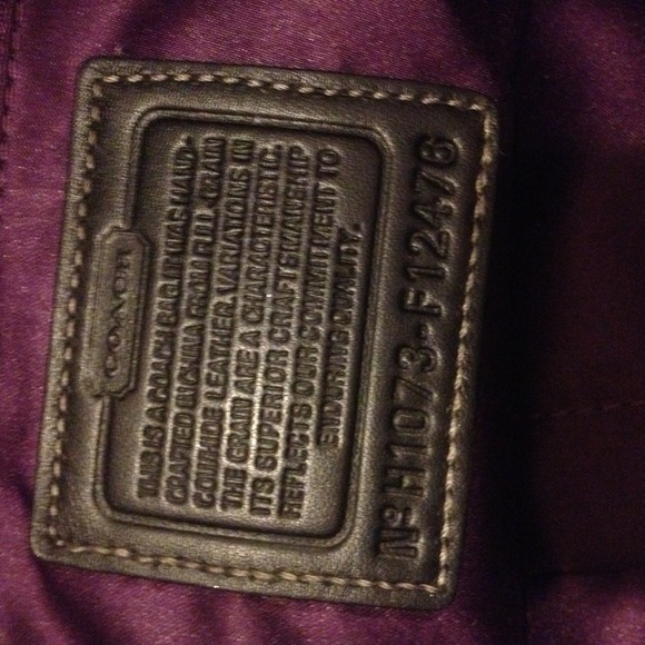 ⛔Sold bundle100% Authentic  Coach leather handbag - Picture 4 of 4