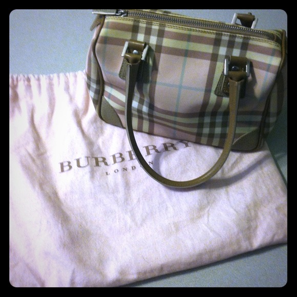 Authentic Pink pink Burberry Handbag!!