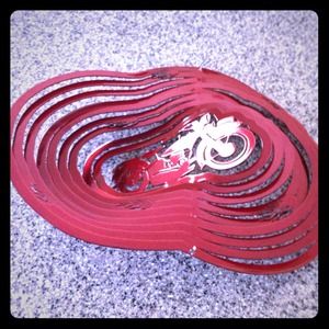 Motorcycle spinner wind chime
