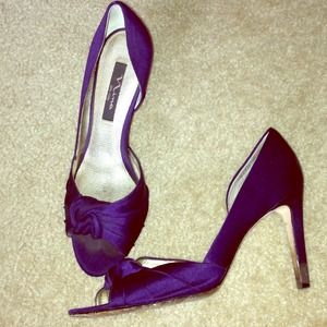 Purple Nina Heels