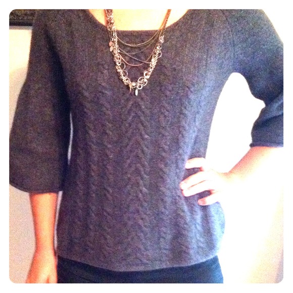 Charcoal lambswool sweater