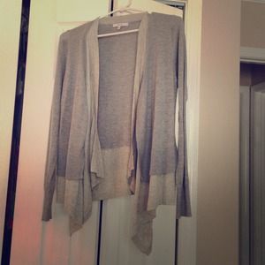 Grey Layered Cardigan