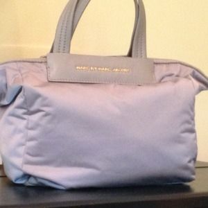 Marc by MJ gray nylon bag with removable strap.