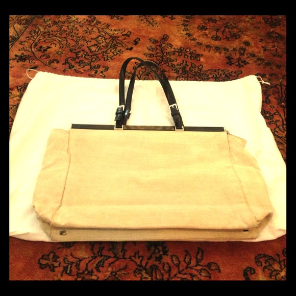 **SOLD**Authentic Prada Canvas Tote
