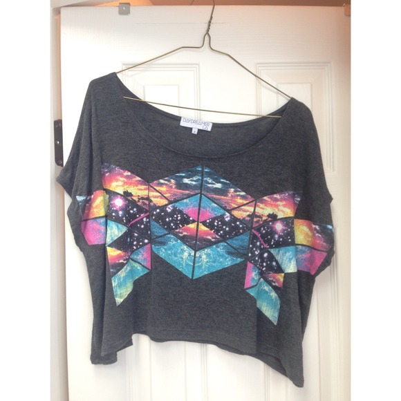 Urban Outfitters Tops - REDUCED Daydreamer LA Galaxy Print Crop Top