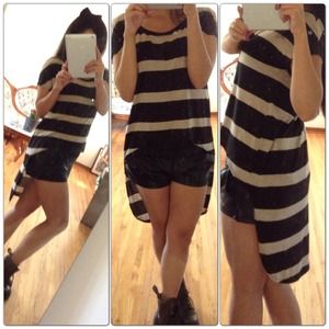 UO | rugby striped | hi-low top