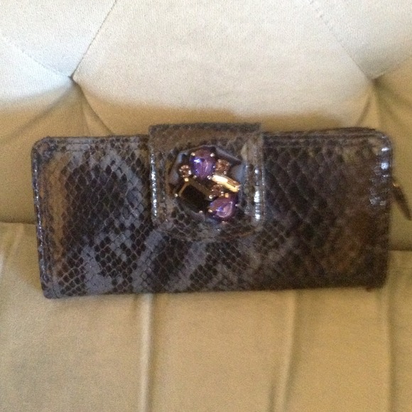 ❌❌❌❌sold❌❌❌Jessica Simpson snake skin wallet