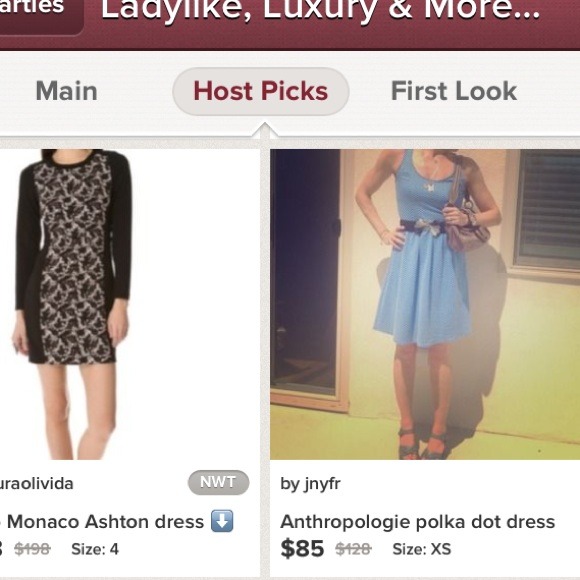 SALE 🙀Anthro polka dot dress - Picture 4 of 4