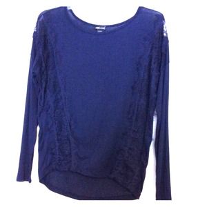 Wetseal navy blue shirt