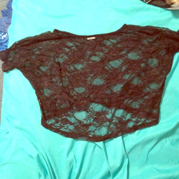 Lace crop top