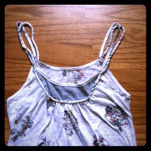 $11 TODAY! Adorable & soft white floral top!
