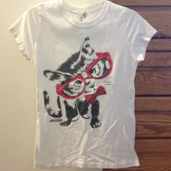 Nerdy Cat tee-shirt