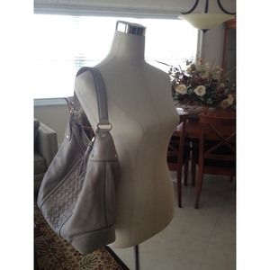 💯% authentic Cole Haan gray handbag