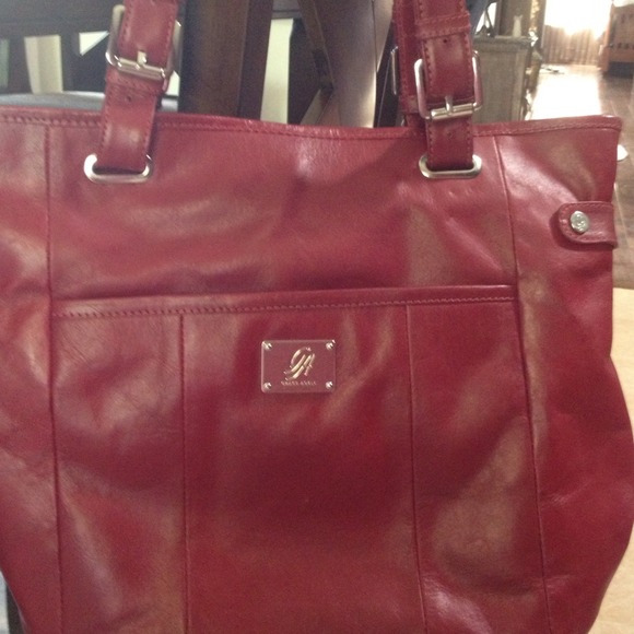 Genuine red leather purse 👜