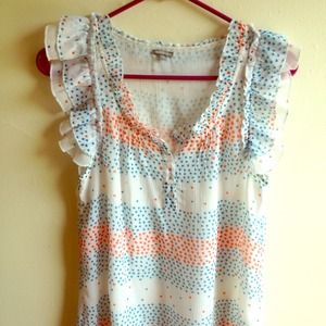 Heart patterned blouse