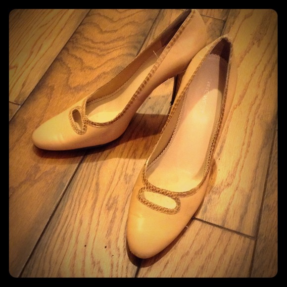 Nine West Shoes, gently worn, few scuffs.