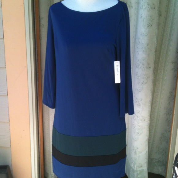 Lagoon blue dress by Laundry