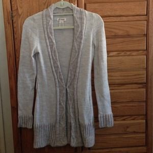 Cream/Tan Long Sweater