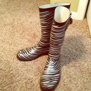 Zebra Rain Boots!!!!