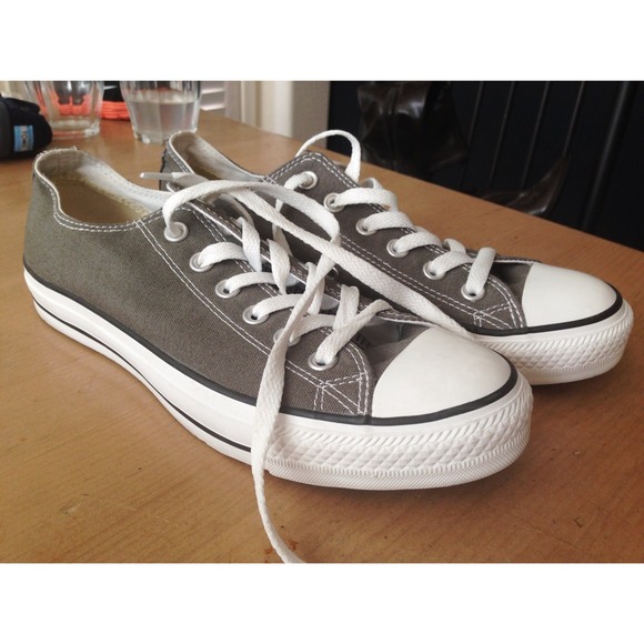 SOLD Converse All Stars - grey size 8 1/2