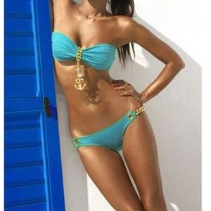 Aqua anchor bikini