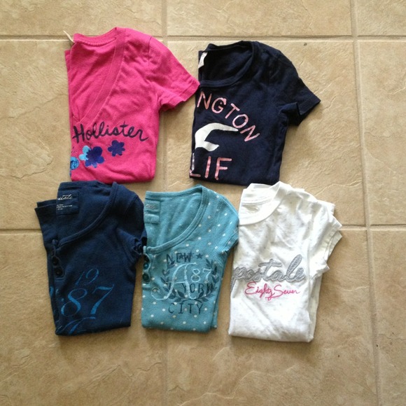 Various Hollister/Aeropostale tops