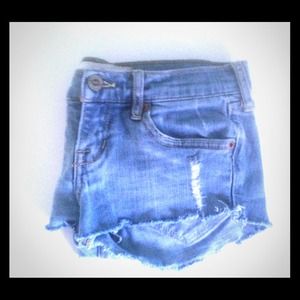 Hollister low rise short shorts