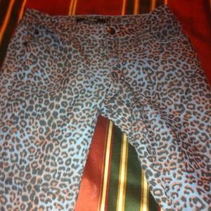 Cheetah skinny pants