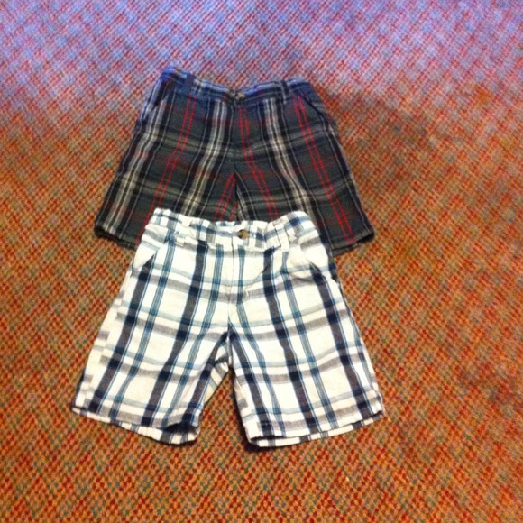 2pair boys plaid bundle