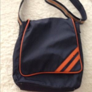 Blue nylon AX bag