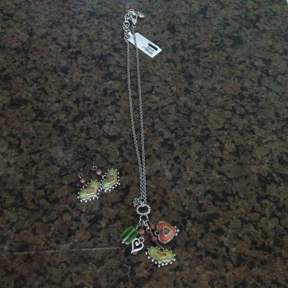 RESERVED Brighton Necklace & Earring Set - Picture 2 of 3