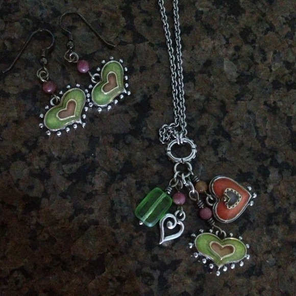 RESERVED Brighton Necklace & Earring Set - Picture 3 of 3