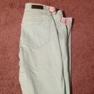 Super cute mint jeggings NWT!